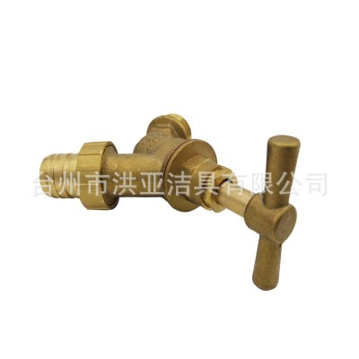 厂家批发黄铜锻造慢开英式洗衣机水嘴 花园水管快接水龙头BS1010图4