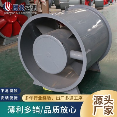 低噪HTF消防排烟风机工业厂房排烟通风机地下车库耐高温轴流风机图4
