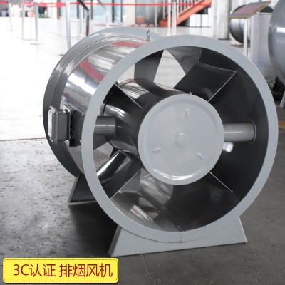 工业耐高温管道风机低噪音 220V地库厂房轴流式HTF消防排烟风机图4