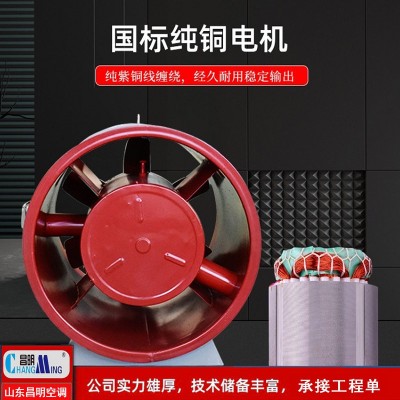 排烟风机HTF单双速轴流风机管道排风机工业消防排烟风机图3