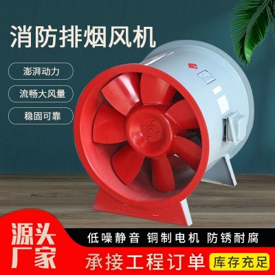 HTF加压送风机低噪音通风机工业单双速轴流风机耐高温防爆风机图2