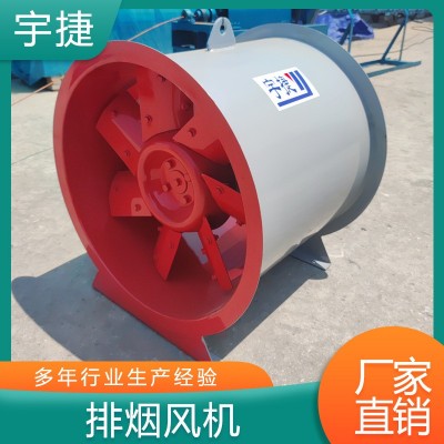 宇捷单双速HTF耐高温轴流式通风机厂房车库通风3C消防排烟风机图3