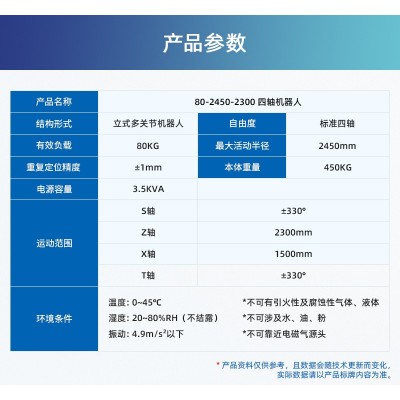 四轴机器人智能搬运上下料机器人全自动化工业码垛机械手图2