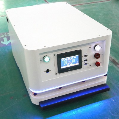 磁条80KG背负型AGV 智能机器人物流台车服务机器人agv小车图3