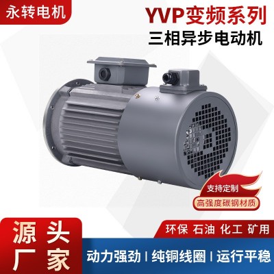 供应机械YVP系列变频调速三相异步电机多种规格减速马达电机永转图4