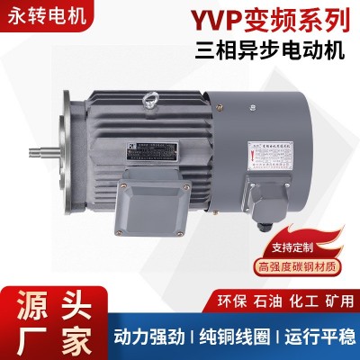 供应机械YVP系列变频调速三相异步电机多种规格减速马达电机永转图2
