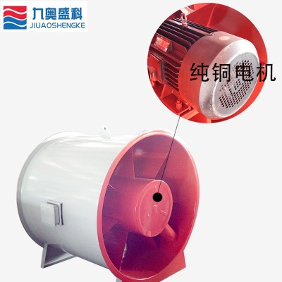 排烟风机工业厂房地下车库排风机单双速HTF轴流式消防排烟风机图2
