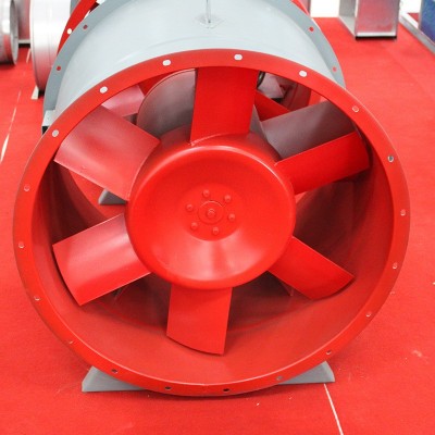 消声型混流风机HL3-2A型风机隧道车库用钢板排烟消防风机图4