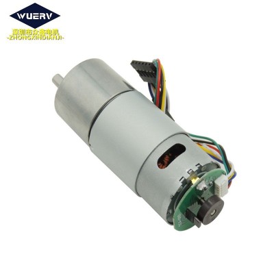 ZGB37-555B直流减速电机霍尔编码器12V24V低噪音大扭力可调速马达图4