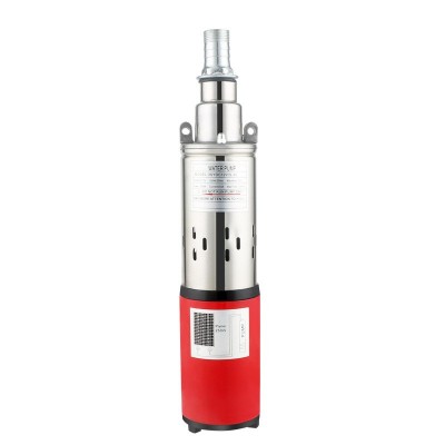 太阳能不锈钢潜水螺杆泵12v24v48vDC光伏家用小型直流 深井抽水机图5