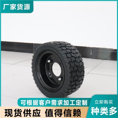 踏弗实心轮胎400-6电动平板运输车驱动实心轮胎 工程机械轮胎图4