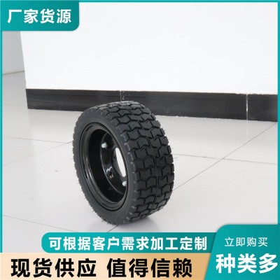 踏弗实心轮胎400-6电动平板运输车驱动实心轮胎 工程机械轮胎图5