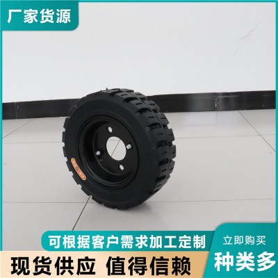 踏弗牌实心轮胎300x100（350-6）扫地机升降机实心轮胎免充气图5