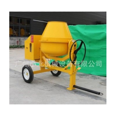 400升柴油混凝土两轮搅拌机 广州出口型柴油滚筒小型移动式搅拌机图2