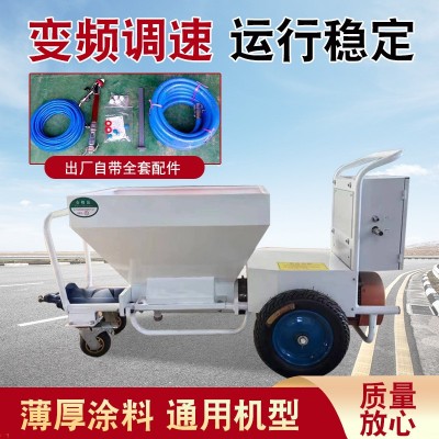 M5防火材料喷涂机厚型通用钢结构隧道大功率多功能高压厂房喷涂机图2