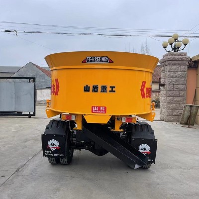 四驱平口混凝土搅拌车 工地移动式搅拌设备 小型水泥搅拌运输车图3