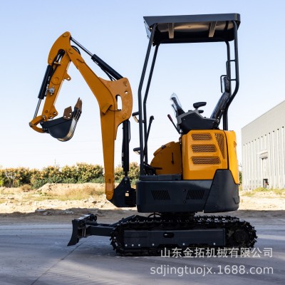 新款微型挖掘机厂家 HT22履带式小沟机农用工程挖土机 小型挖掘机图4