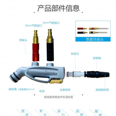 兰博粉泵芯静电喷涂机配件喷塑机金马IG07粉泵芯文式管配件大全图4