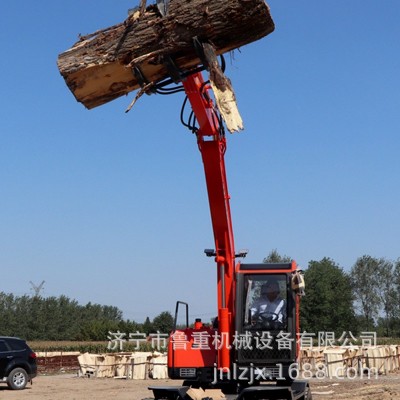 生产轮式抓草机 优质95柱塞泵支腿式抓木抓铁机厂家 进口液压系统图3