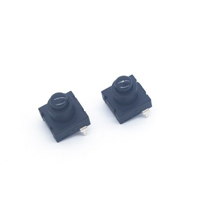 手电筒按钮开关点通1212-112A 强光自锁一开一关两脚台灯开关图4