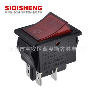 船形开关 带灯船形开关 双开船型开关 安规船形开关 电源船型开关图4