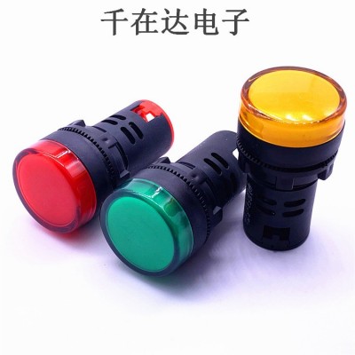 按钮开关 自锁无锁带灯复位开关 卡式螺纹按通按断急停按钮开关图3