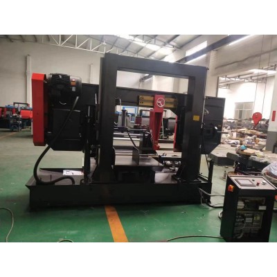 云威数控全新专卖 GB4280 金属带锯床 液压半自动 高精度锯切 性价比高图4