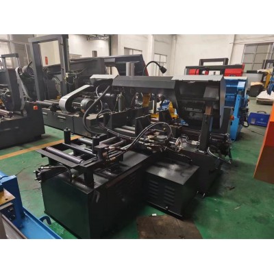 云威数控全新专卖 GB4280 金属带锯床 液压半自动 高精度锯切 性价比高图5