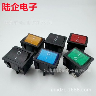 kcd1-104船型开关带灯 15*21两脚两档 4脚2档电源开关厂家批发小图5