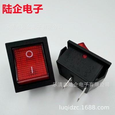 船型开关KCD4 中2脚2档大电流翘板开关25*31船形开关图4