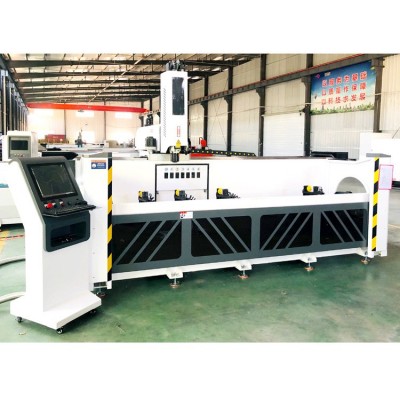 铝型材3轴数控钻铣加工中心新能源汽车工业型材钻铣床加工设备图3