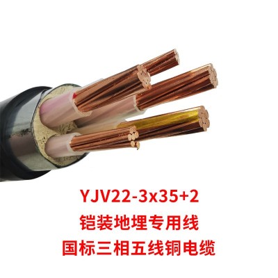 软铜芯3+2YJV电缆国标控制电缆线工程RVV无氧铜护套线电源线图3