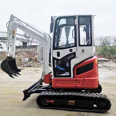 山地果园钩机 农用2.6吨小挖机梯田开荒小型挖掘机履带小型挖机图2
