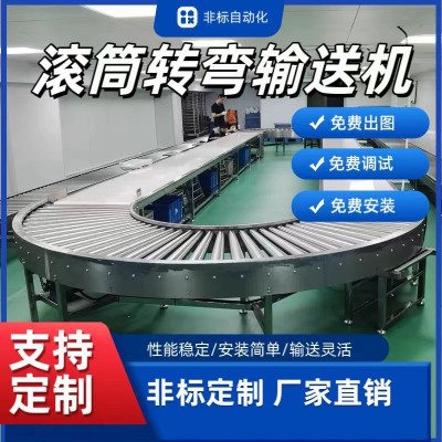 非标定制滚筒线 转弯机 滚筒转弯机EPPS052 轨道转弯装置图2