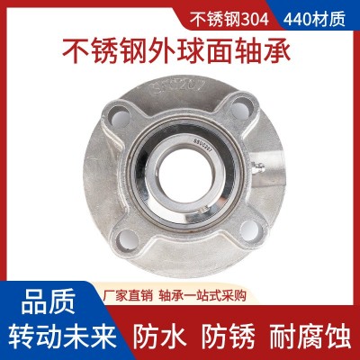 不锈钢外球面轴承座SP204 SP205 SP206 SP207 SP 208 SP209 SP210图2
