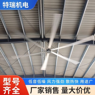 5米6叶EC电机吊扇大型工业吊扇厂房车间仓库房篮球场风扇大风强力图2