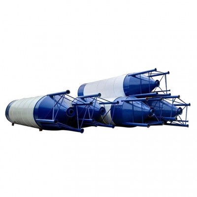 碳钢水泥罐搅拌站用粉料仓80吨立式水泥罐建筑用散装石灰水泥罐图5