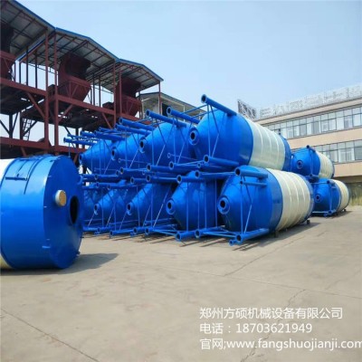 碳钢水泥罐搅拌站用粉料仓80吨立式水泥罐建筑用散装石灰水泥罐图2