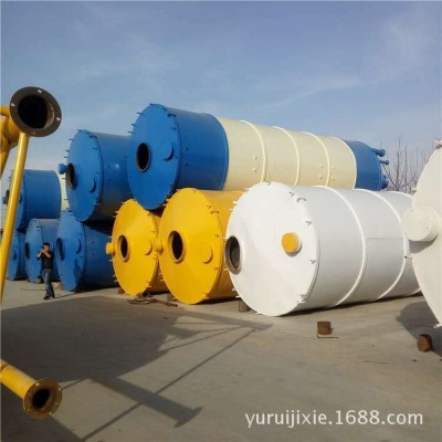 碳钢水泥罐搅拌站用粉料仓80吨立式水泥罐建筑用散装石灰水泥罐图4