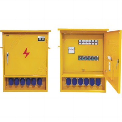 基业220V32A建筑工地便携式三级工地户外防雨移动临时 手提配电箱图4