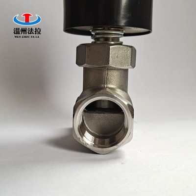 蒸汽电磁控制阀220v24v电阀高温高压不锈钢电磁阀常闭2L气阀US图4