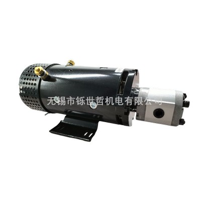 铄世哲电机24V3KW液压直流电机带齿轮泵高转速高空作业励磁马达图3