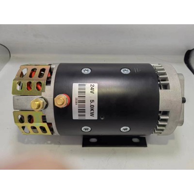 24v5.0kw 直流有刷电机 油泵电机 液压动力单元电机图2