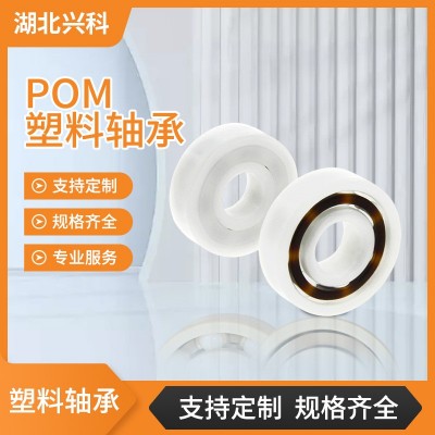 POM塑料轴承塑料轴耐腐蚀POM工程塑料深沟球轴承汽车设备6004轴承图3