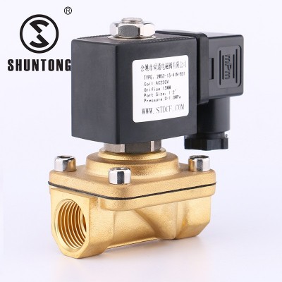 2WS2黄铜水阀膜片式电磁阀AC220VDC24V厂家直营店图3