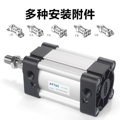 原装亚德客标准气缸SAU80X300X400X500X600X700X900X1000X1100-S图2