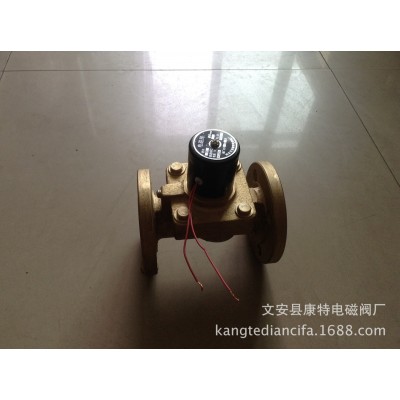 DF法兰电磁阀水用电磁阀DN50AC220VDC24V常闭电池阀铸铁电池水阀图3