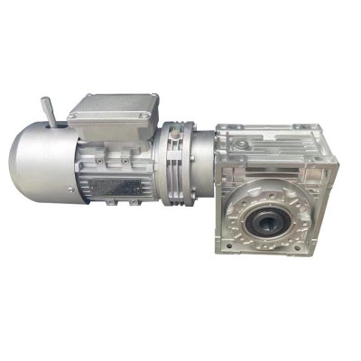 小型rv6375rv90蜗杆铝合金减速机 nmrv130涡杆涡轮减速机方形壳体图4