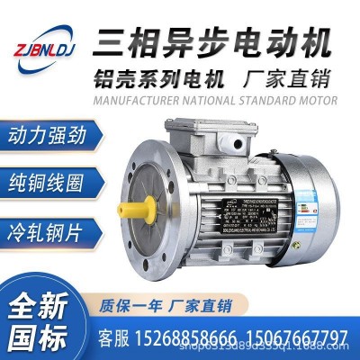 YS铝壳-5.5/7.5KW2468级厂直销三相异步电动机全铜冷轧变频刹车38图4