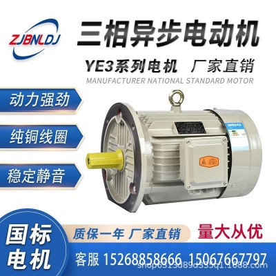 厂家直销三相异步电动机YE3-30/37/45KW千瓦2468千瓦级全铜芯马达图4